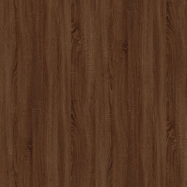 Desk 100x49x75 cm Engineered Wood – Brown Oak