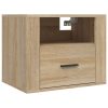 Amersham Wall-mounted Bedside Cabinet 50x36x40 cm – Sonoma oak, 2