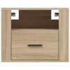 Amersham Wall-mounted Bedside Cabinet 50x36x40 cm – Sonoma oak, 2