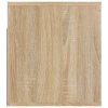 Amersham Wall-mounted Bedside Cabinet 50x36x40 cm – Sonoma oak, 2