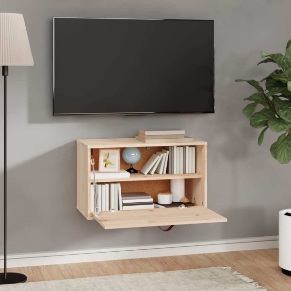 Tottenham Wall Cabinet 60x30x35 cm Solid Wood Pine