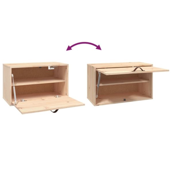 Tottenham Wall Cabinet 60x30x35 cm Solid Wood Pine