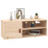 Ponde Wall Cabinets 2 pcs 80x30x30 cm Solid Wood Pine