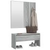 Hallway Furniture Set Engineered Wood – Grey Sonoma