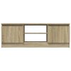 TV Cabinet with Door Sonoma Oak 102x30x36 cm