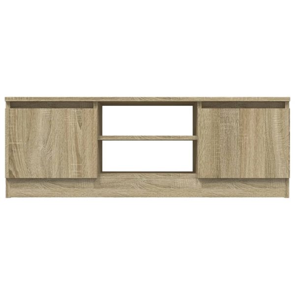 TV Cabinet with Door Sonoma Oak 102x30x36 cm