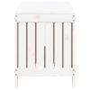 Garden Storage Box White 108×42.5×54 cm Solid Wood Pine