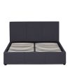 Jupiter Luxury Gas Lift Bed with Headboard (Model 1) – KING, Charcoal