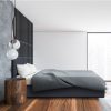 Jupiter Luxury Gas Lift Bed with Headboard (Model 1) – KING, Charcoal