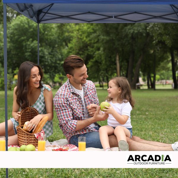 Arcadia Furniture 3 Metre Outdoor Gazebo Tent – Navy