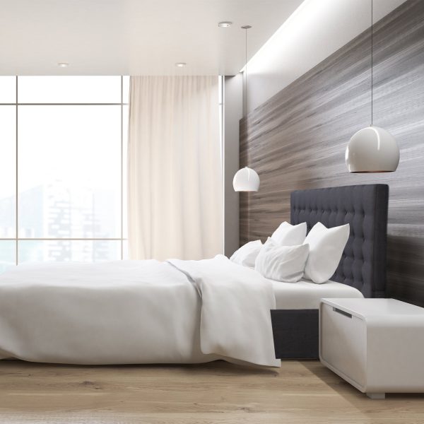 Tanunda Gas Lift Bed – Dark Grey – SINGLE