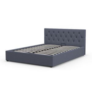 Aldershot Luxury Gas Lift Bed With Headboard (Model 3) – KING, Charcoal