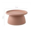 Coffee Table Mushroom Nordic Round Large Side Table 70CM – 70×35 cm, Pink