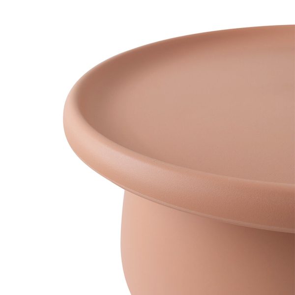 Coffee Table Mushroom Nordic Round Large Side Table 70CM – 70×35 cm, Pink