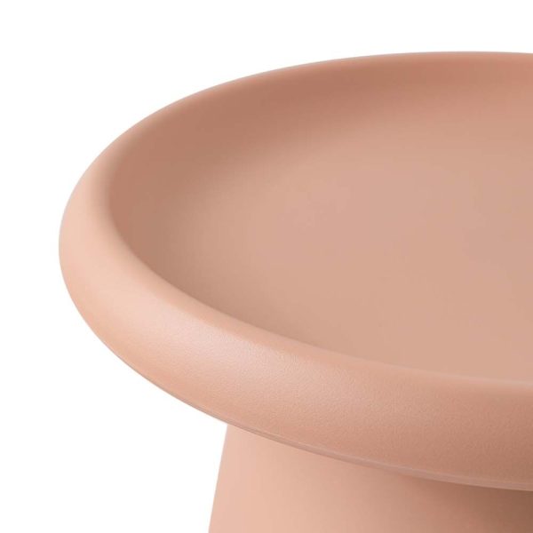 Coffee Table Mushroom Nordic Round Large Side Table 70CM – 50×45 cm, Grey