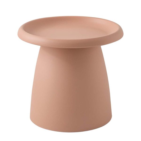 Coffee Table Mushroom Nordic Round Large Side Table 70CM – 50×45 cm, Grey