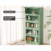 Buffet Sideboard Cupboard Cabinet Storage Mesh Doors Metal Green ELIA