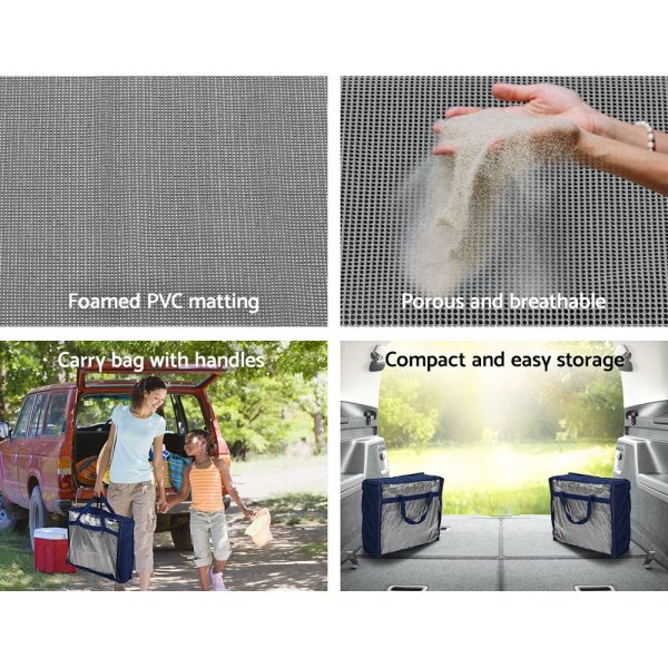 3M X 2.5M Annex Matting Floor Mats Mesh Caravan Camping Annexe 2pcs