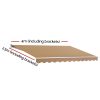 Retractable Folding Arm Awning Manual Sunshade 4Mx2.5M Beige