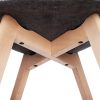 Dining Chairs Set of 2 Fabric Retro Replica DSW