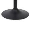 2x Bar Stools Kitchen Dining Chairs Gas Lift Stool Leather Black