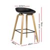 2x Bar Stools Wooden