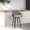 Bar Stools Swivel Velvet Padded Wooden