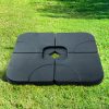 Outdoor Umbrella Base 50cm 4 Plates Stand Pod Cantilever