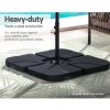 Outdoor Umbrella Base 50cm 4 Plates Stand Pod Cantilever