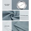2X 132x213cm Blockout Sheer Curtains Light Grey