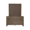 4 Pieces Bedroom Suite in Solid Wood Veneered Acacia Construction Timber Slat Queen Size Chocolate Colour Bed, Bedside Table & Dresser
