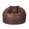 Bean Bag Chair Cover PU Indoor Home Game Lounger Seat Lazy Sofa Large