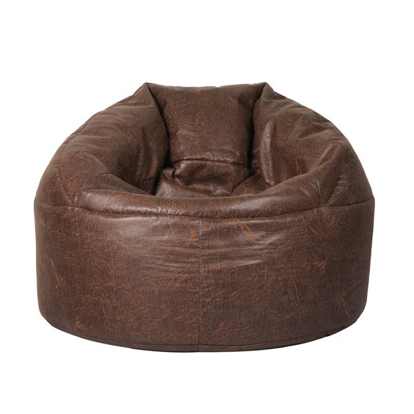Bean Bag Chair Cover PU Indoor Home Game Lounger Seat Lazy Sofa Large