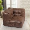 Bean Bag Chair Cover PU Indoor Home Game Lounger Seat Lazy Sofa Large
