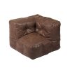 Bean Bag Chair Cover PU Indoor Home Game Lounger Seat Lazy Sofa Large