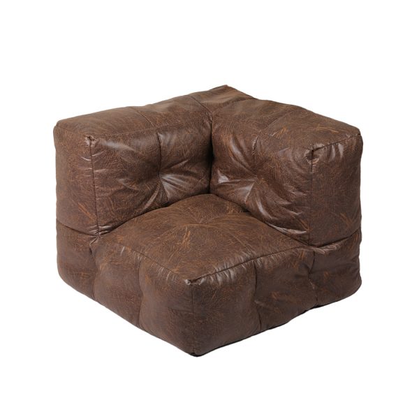 Bean Bag Chair Cover PU Indoor Home Game Lounger Seat Lazy Sofa Large