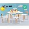 Nordic Kids Table Chair Desk Activity Study Play Children Modern – 5