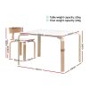 Nordic Kids Table Chair Desk Activity Study Play Children Modern – 5