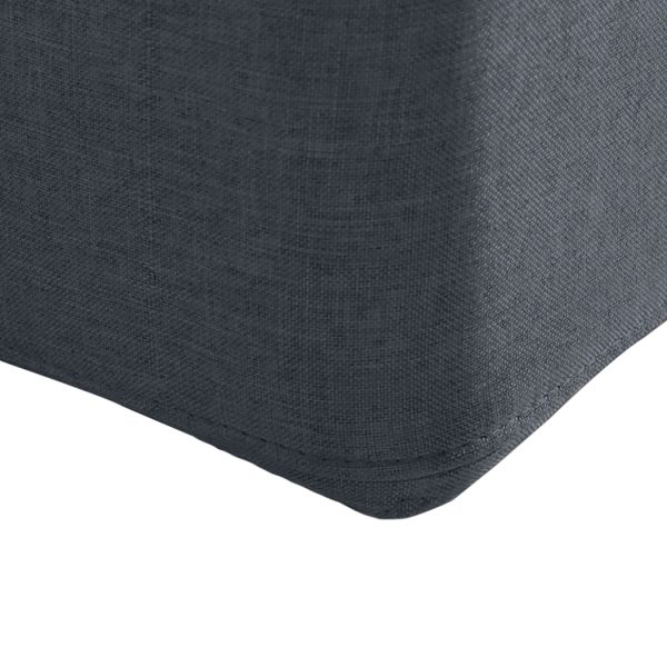 Allendale Bed Frame Base With Gas Lift Platform Fabric – DOUBLE, Dark Grey