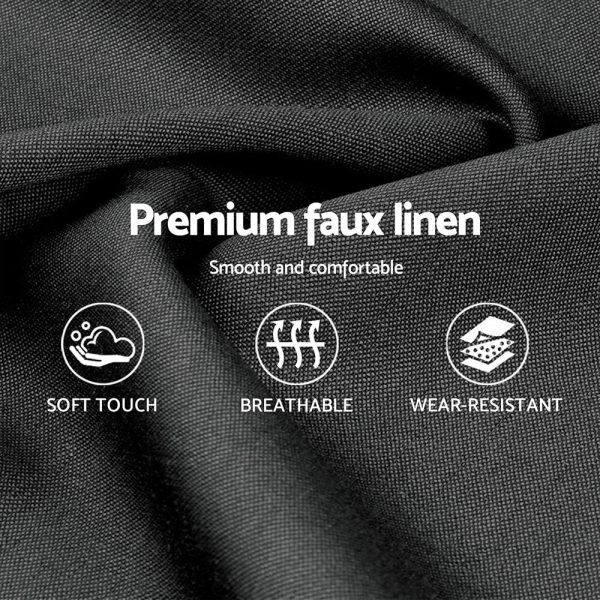 Nurom Bed Frame Fabric – DOUBLE, Grey