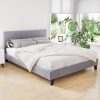 Nurom Bed Frame Fabric – DOUBLE, Grey
