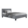 Nurom Bed Frame Fabric – SINGLE, Grey
