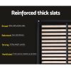 Walker Bed Frame Fabric – KING, Charcoal