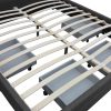 Rogues Bed Frame Fabric Storage Drawers – DOUBLE, Charcoal