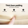 Apex Bed Frame Boucle Fabric Mattress Base Platform Wooden – QUEEN