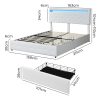 3x3M Large Oversized Blanket Throw Faux Fur Fleece Bed Warm Rug Sofa