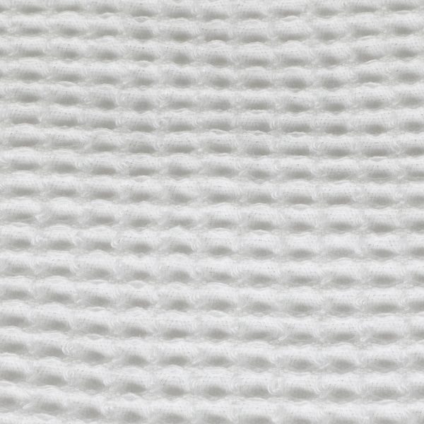 Throw Blanket Cotton Waffle Blankets Soft Warm Large Sofa Bed Rugs – SINGLE, White