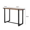 High Bar Table Industrial Pub Table Solid Wood Kitchen Cafe Office Desk