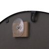 Wall Mirror Round Shaped Bathroom Makeup Mirrors Smooth Edge – 80 cm