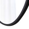 Wall Mirror Round Shaped Bathroom Makeup Mirrors Smooth Edge – 80 cm